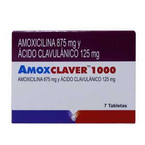 AMOXCLAVER 1000 TABLETA RECUBIERTA