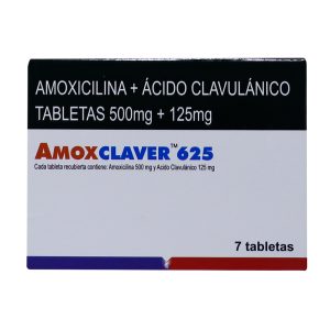 AMOXCLAVER 625 TABLETAS RECUBIERTAS