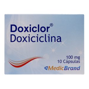 DOXICLOR 100 mg CÁPSULAS