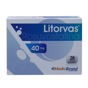 LITORVAS 40 MG TABLETAS RECUBIERTAS